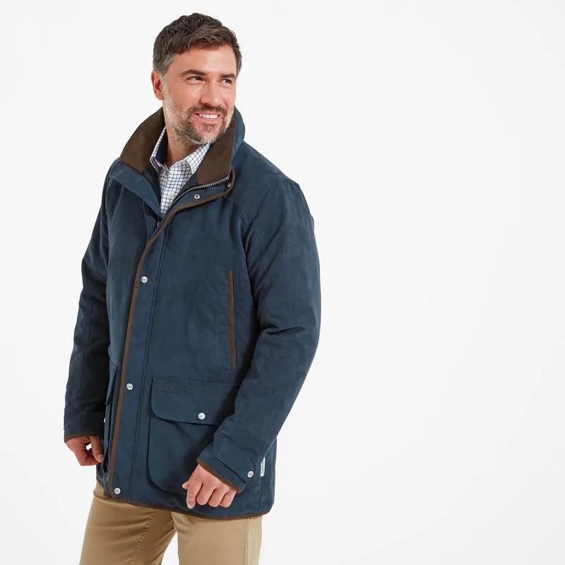 Schoffel Men's Oundle Country Coat - Navy-2